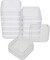 The Beadsmith Personality Case – 2 Clear Square Stacker Jar Set – Each Stack Measures 1.25 x 2.3 inches - Total 10 Jars and 2 lids, for Storage of Small Items, Crafts, Jewelry, Hardware